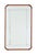 Wood Mid-Century Swedish Shaped and Etched Mirror by Glas & Tra, 1960 For Sale - Image 7 of 7