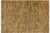 Bohemian Gabbeh Tan/Black Wool Rug - 4'0'' X 5'9'' For Sale - Image 9 of 10