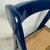 Mid-Century Modern Blue Wood and Wicker Folding Chairs from Bazzani, Italy, 1960s, Set of 2 For Sale - Image 9 of 11