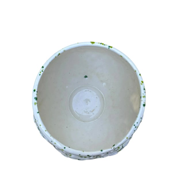 Geometric Ceramic Planter Vase For Sale - Image 11 of 12