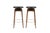 Mid-Century Modern Mid Century Vintage Albert Parvin Walnut Barstools — Swivel Seats — Black Vinyl— Pair For Sale - Image 3 of 7