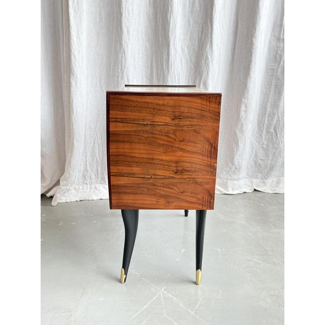 Mid-Century Modern Wooden Bedside Tables by Vittorio Dassi, 1950s, Set of 2 For Sale - Image 12 of 18