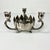 Mid 20th Century Mid-Century Chinoiserie Hollywood Regency Lotus Flora Centerpiece Vase With Three Candleholders For Sale - Image 5 of 12
