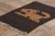 Coffee Vintage Mexican Zapotec Rug, 01'02 X 01'06 For Sale - Image 8 of 10