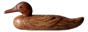 Vintage Hand Carved Wooden Duck Decoy