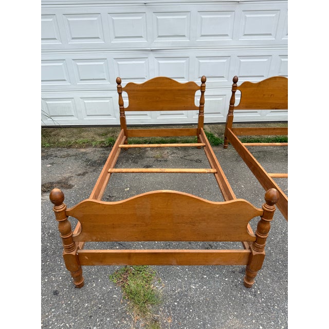 Bed frames that were gifted to my family without knowing what a treasure they were (we almost donated them to goodwill)....