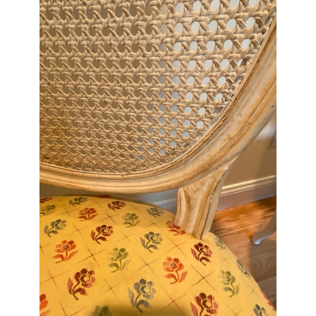 Antique Louis XVI Style Hand Carved Cane Back Dining Chairs - a Set of 4 For Sale In New York - Image 6 of 9