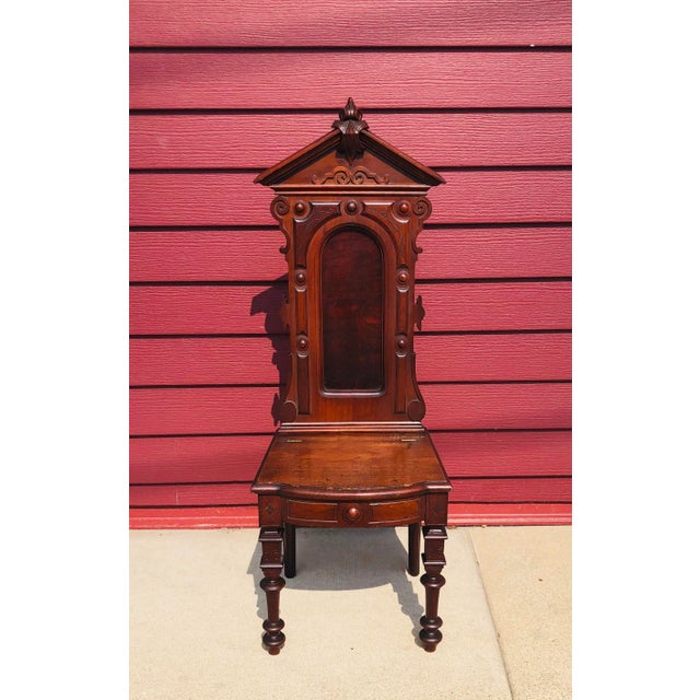 Walnut German made Gentleman’s chair by Babette Schmeizer 1796. Ince said to belong to Mayor of Milwaukee, Harrison...