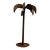 Vintage Monumental Patinated Metal Palm Tree For Sale