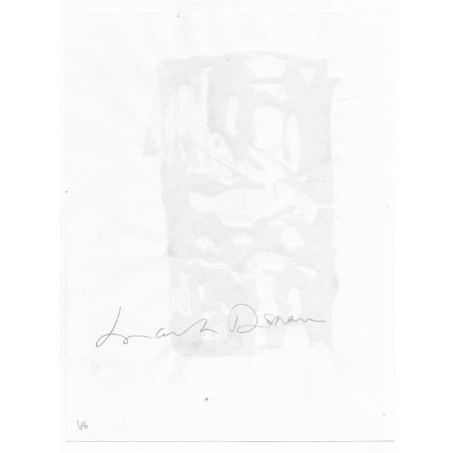 Abstract 1991 Mark Dorman Abstract Totem Painting For Sale - Image 3 of 3