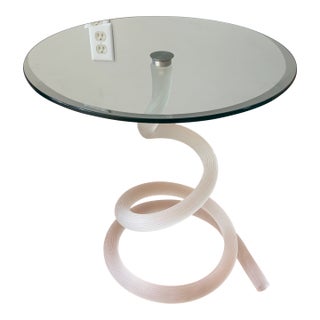 Ghibli 55 Murano Attributed Glass Side Table For Sale