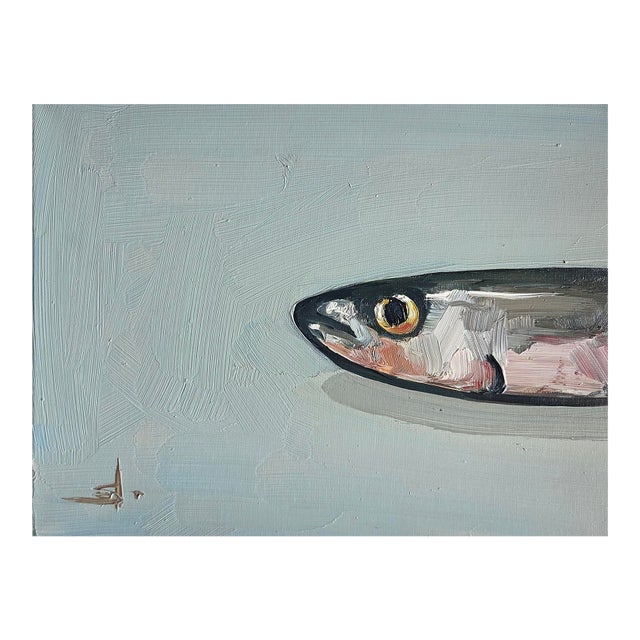 Sardine Head Oil Painting by Vivek Mandalia For Sale