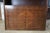Wood 1940s Mid Century Walnut Burl Carved Library Bookcase Bookshelf Cabinet Drawers 58" For Sale - Image 7 of 14