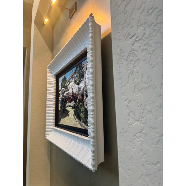 Figurative Original Oil Painting Titled “Old Europe,” Signed and Dated 2013 by the Artist Artak Muradyan (Armenian School). For Sale - Image 3 of 6