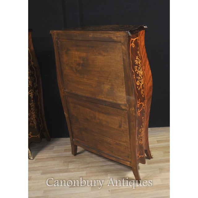 French Empire Bombe Chests and Drawers For Sale - Image 5 of 9