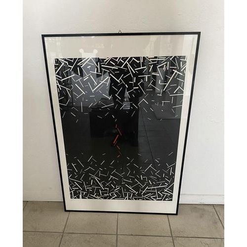 Black Bonetti, Postmodern Abstract Composition, 1980, Multiple Print on Paper For Sale - Image 8 of 10