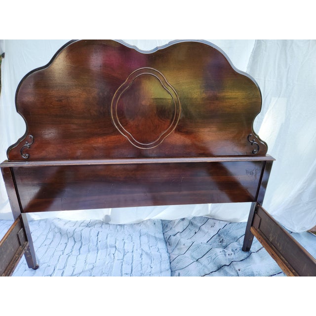 Late 19th Century Antique Walnut Bed Frame Chairish