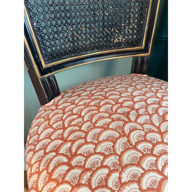 Early 20th Century Vintage French Style Cane Back Side Chair | Chairish