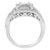 Haus of Brilliance 14KT White Gold Diamond Cocktail Ring (1 1/4 cttw, H-I Color, SI2-I1 Clarity) For Sale - Image 4 of 7