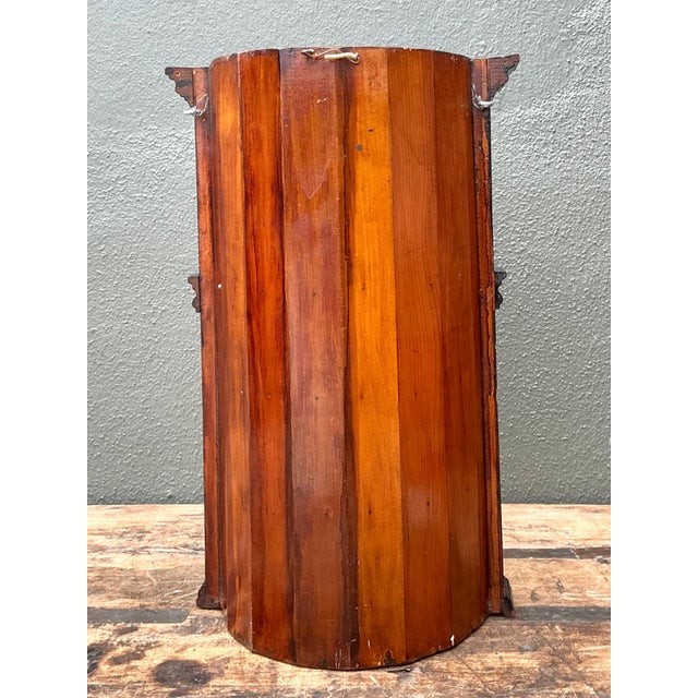 Vintage Carved Wood Architectural Niche For Sale - Image 9 of 12