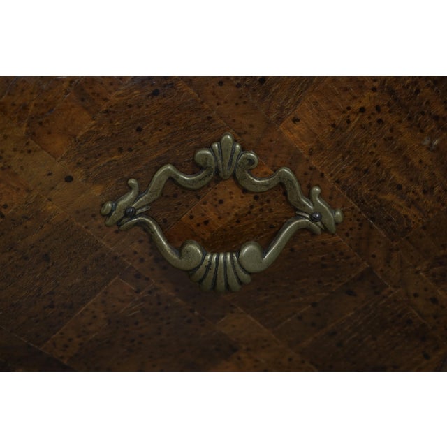 Italian Bombe 3 Drawer Commode Chest For Sale - Image 9 of 12