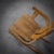 Wood Brutalist Oak Rocking Chair by De Puydt, 1970s For Sale - Image 7 of 9