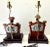 Chinese 1960s Chinese Emperor & Empress Table Lamps With Shades - a Pair For Sale - Image 3 of 12