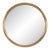 Atkinson Modern Brass Round Mirror For Sale