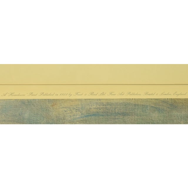 Sir Alfred Munnings After the Race C1951 Colour Lithography Printed by Frost & Reed London For Sale In New York - Image 6 of 10