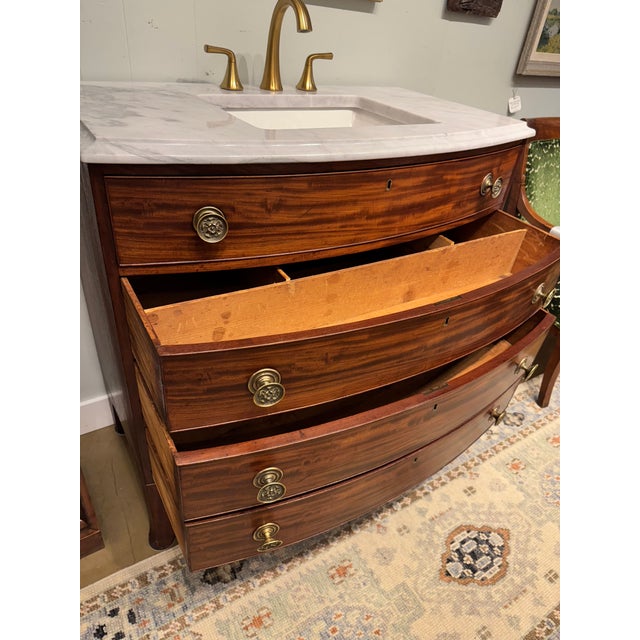 19th Century 19th Century Chest of Drawers Bath Vanity For Sale - Image 5 of 13