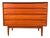 Danish Teak Four-Drawer Dresser | Arne Vodder | Sculpted Pulls & Finished Back | C. 1960s, Attributed For Sale