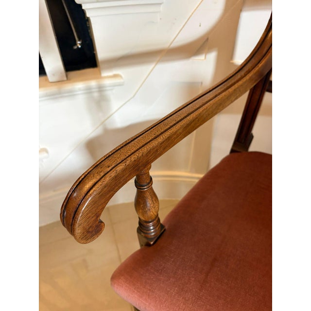 Hollywood Regency Antique Regency Mahogany Desk Armchair, 1820 For Sale - Image 3 of 11