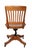 Antique Oak Swivel Tilt Desk Chair by Sikes C. 1920/40's For Sale - Image 10 of 16