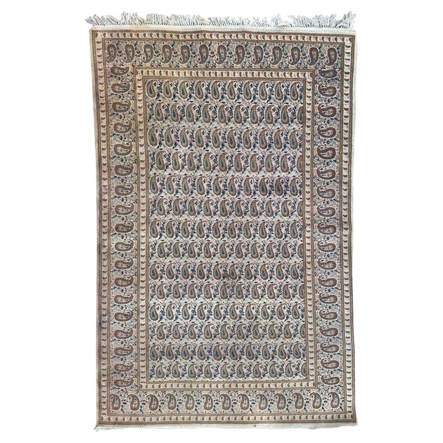 Mid-Century Fine Kashan Rug, 1960s For Sale