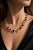 Gemstone Bochic “Capri” Vintage Ruby & Sapphire Necklace Set In 18K Gold & Silver For Sale - Image 7 of 11