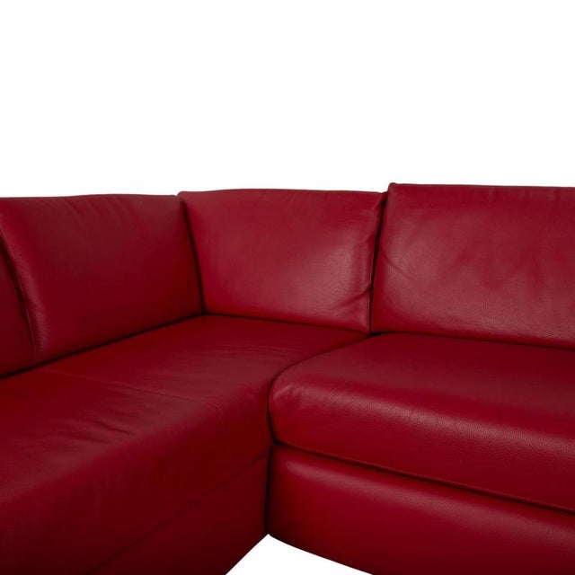 Animal Skin Leather Corner Sofa with Manual Function from Willi Schillig For Sale - Image 7 of 18