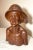 Antique 1800's Hand Carved Wooden Japanese Elder Old Man Bust Sculpture Statue For Sale - Image 9 of 12