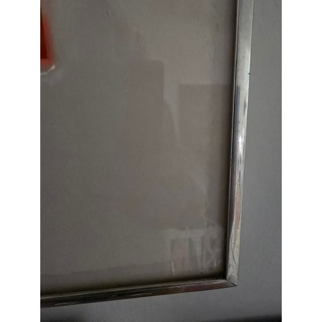 Printmaking Materials Vintage Mid Century Modern Signed Abstract Lithograph For Sale - Image 7 of 7