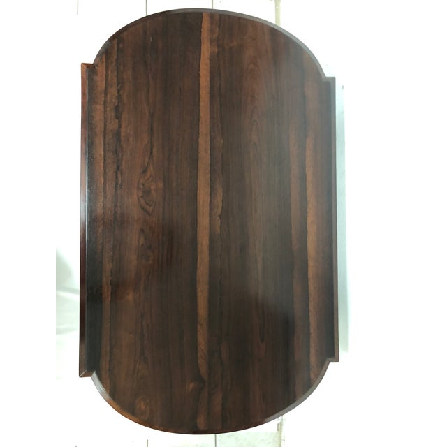 Italian provincial style library table standing on four painted cabriole legs. The table top has polish. (French polish)...