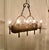 Gold Large French Medieval Rustic Chandelier, 1960 For Sale - Image 8 of 11