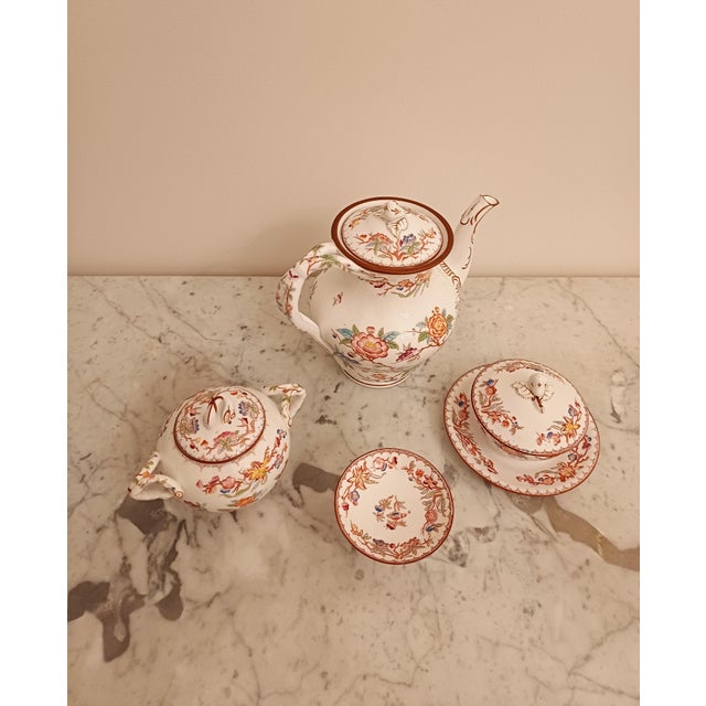 A wonderful part of the historic Sarreguemines Minton 252 service. All these pieces form the core of a traditional French...