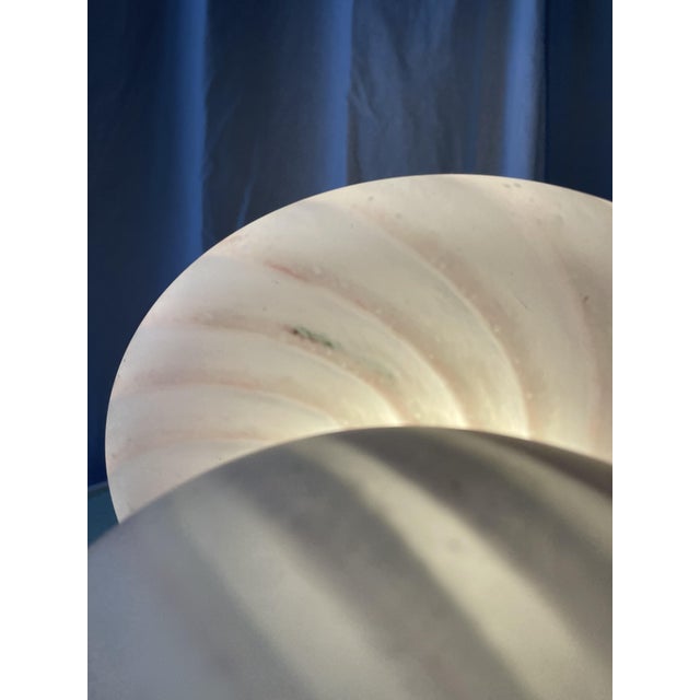 Mushroom Swirl Lamp in Murano Glass, 1970s For Sale - Image 9 of 12