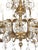 Metal Antique 18 Light Regal Regency Brass Cut Lead Glass Crystal Chandelier For Sale - Image 7 of 12
