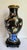 Wood Vintage Chinese Cloisonné Enamel Vase With Cherry Blossoms, Bird & Butterfly For Sale - Image 7 of 12