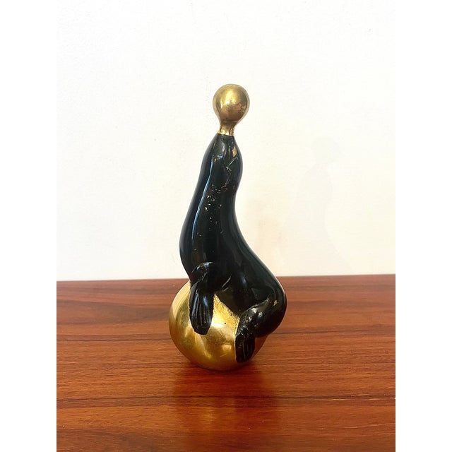 Vintage Brass Animal Sculpture attributed to APKO for SuperBrass, Netherlands, 1970s For Sale - Image 10 of 12