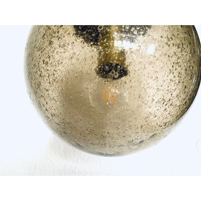 Mid-Century Globe Air Bubbles Ball Hanging Lamp from Peill & Putzler, 1960 For Sale - Image 9 of 13
