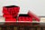 Early 20th Century Japanese Taishō Period Red Lacquered Tiered Food Box with Black Calligraphy For Sale - Image 5 of 13