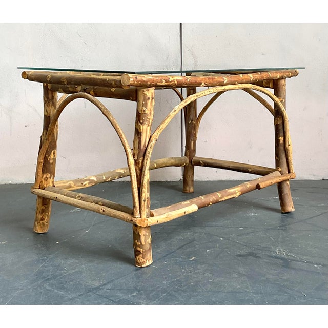 Wood Vintage Coastal Bent Branch Coffee Table For Sale - Image 7 of 7