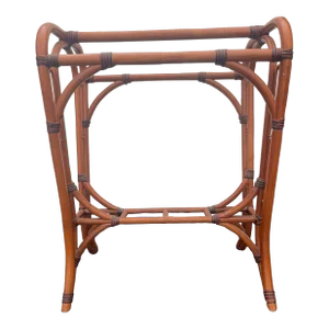 Late 20th Century Bamboo Quilt/Blanket/Towel Rack