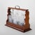 Antique Oak Tantalus With 3-Art Glass Spirit Decanters C1920 For Sale - Image 4 of 7